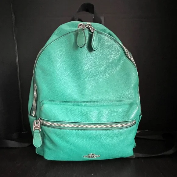 Coach | Bags | Coach Green Charlie Backpack | Poshmark display picture 1